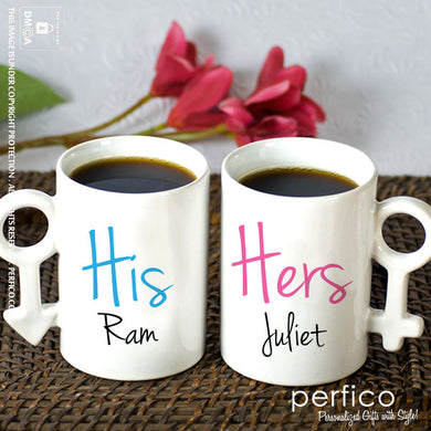 His and Hers © Personalized Couple Mugs