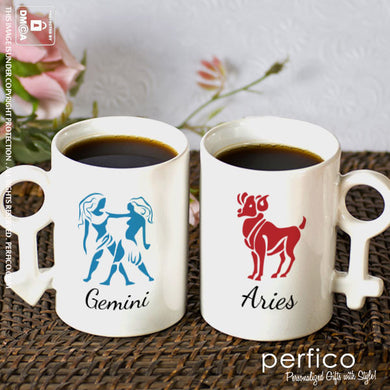 Zodiac © Personalised Couple Mugs