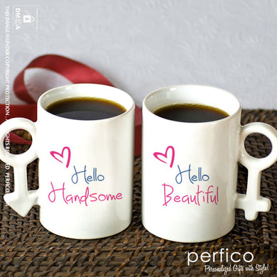 Hello There © Personalised Couple Mugs