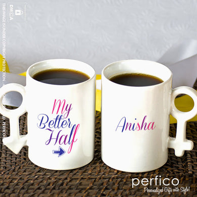 Better Half © Personalized Couple Mugs