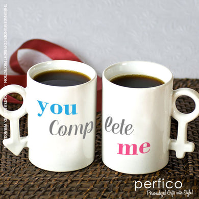 You Complete Me © Personalized Couple Mugs