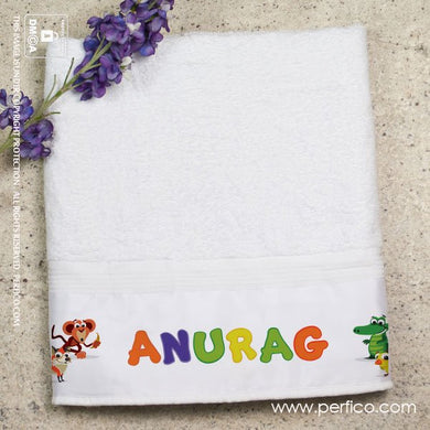 Animal House © Personalized Towel for Kids