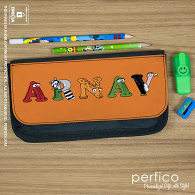 Animal Letters © Personalized Pencil Case.