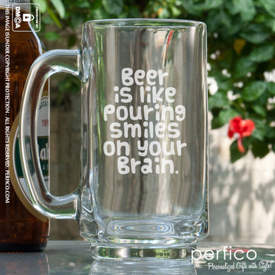 Beer Is Pouring Smiles © Beer Mug