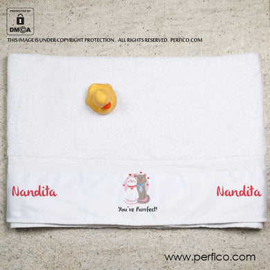 You are Perfect © Personalized Towel for Wife