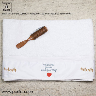 My Favorite Place © Personalized Towel for Husband