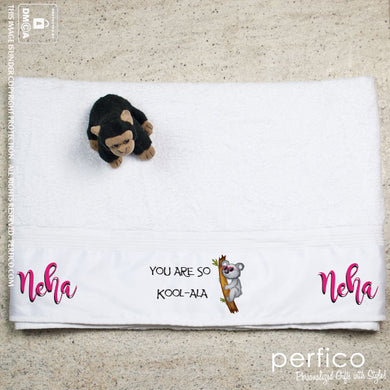 So Koolala © Personalized Towel for Girlfriend