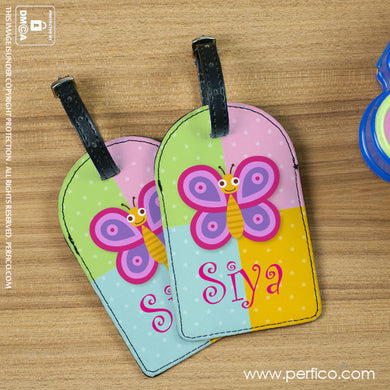Butterfly © Personalized bag Tag