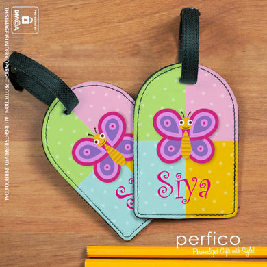 Butterfly © Personalized Luggage Tag for Kids
