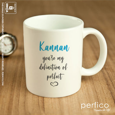 Definition of Perfect © Personalized Mug for Husband