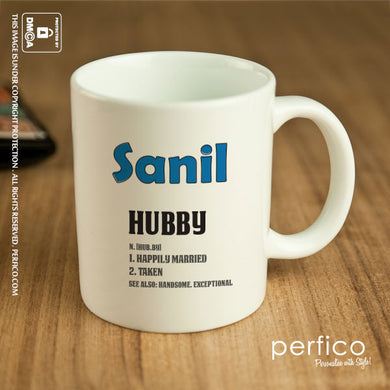 Hubby © Personalized Mug for Husband