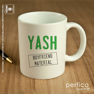 Boyfriend Material © Personalized Mug