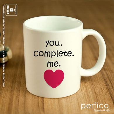 You Complete Me © Personalized Mug for Wife