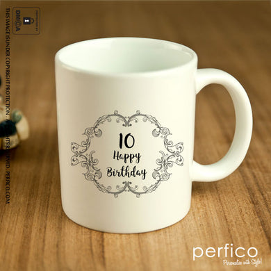 Crest - My Age © Personalized Mug for Girls