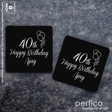 Happy Birthday © Personalized Coasters