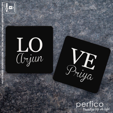 In Love © Personalized Coasters