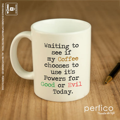 I am waiting to see © Personalized Coffee Mug