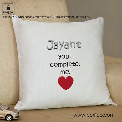 You Complete Me © Personalized Cushion for Husband