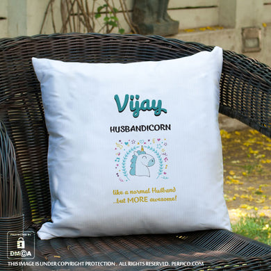 Husbandicorn © Personalized Cushion for Husband