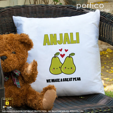 Great Pear © Personalized Cushion for Girlfriend