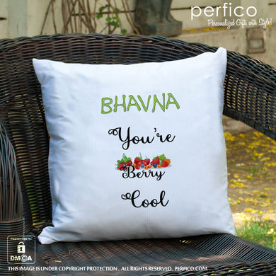 Berry Cool © Personalized Cushion for Girlfriend