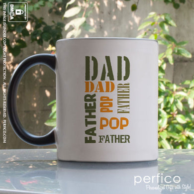 Dads the Word © Personalized Magic Mug