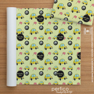 Ready to Race © Personalized Gift Wrapping Paper - 20 Sheets