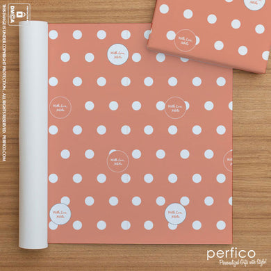 Polka I © Personalized Gift Wrapping Paper - 20 Sheets