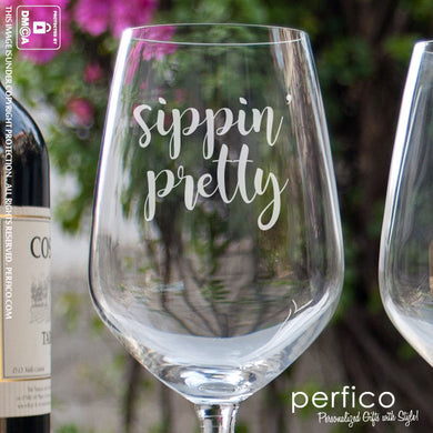 Sippin Pretty © Wine Glass