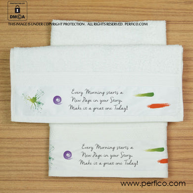 Quote © Personalized Hand Towel for Him or Her
