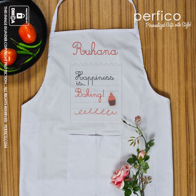 Happiness is Baking © Personalized Kitchen Apron