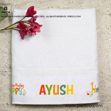 Happy Birthday © Personalized Towel for Kids