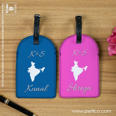 His and Her III © Personalized Bag Tag