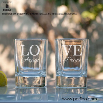 In Love © Personalized Shot Glasses