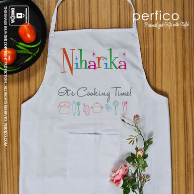 Its Cooking Time © Personalized Kitchen Apron