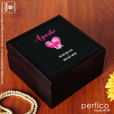 True Love © Personalized Jewellery Box for Wife