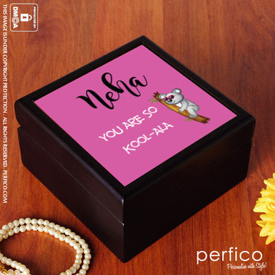 So Kool-ala © Personalized Jewellery Box for Girlfriend
