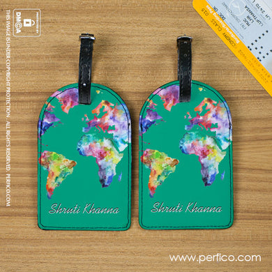 Colourful Life © Personalized Luggage Tag
