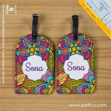 Flora © Personalized Luggage Tag