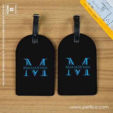 Monogram © Personalized Luggage Tag