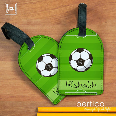 Love Football © Personalized Luggage Tag for Kids