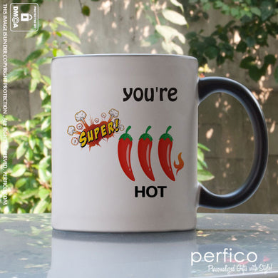 You are Hot © Personalized Magic Mug for Girlfriend