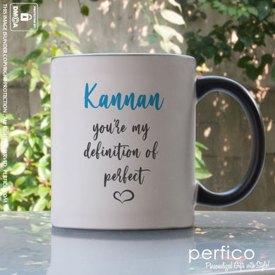 Definition of Perfect © Personalized Magic Mug for Husband