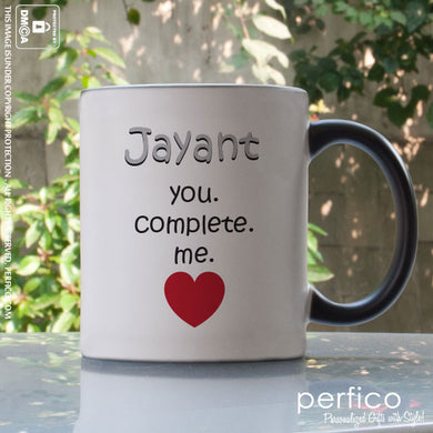 You Complete Me © Personalized Magic Mug for Husband