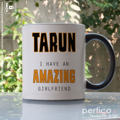 Amazing Girlfiend © Personalized Magic Mug for Boyfriend