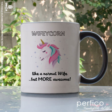 Wifeycorn © Personalized Magic Mug for Wife