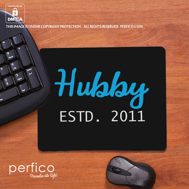 Hubby © Personalised Mouse Pad for Husband