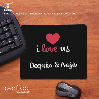 I Love Us © Personalised Mouse Pad for Husband