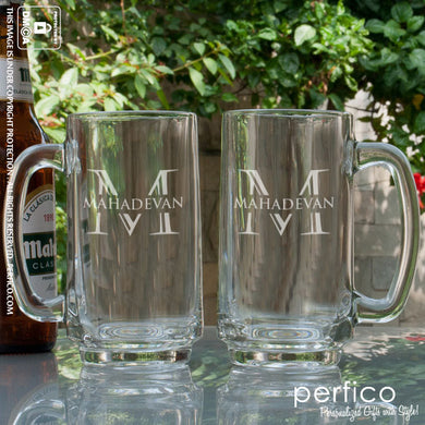 Monogram II © Personalized Beer Mugs