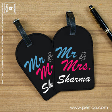 Mr and Mrs III © Personalized Bag Tag